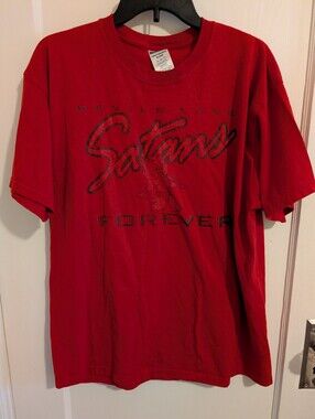Devil's Lake, ND Satans Forever Graphic Tee - XL Red